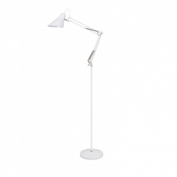 Italux Richard ML-HN3030 WH+S.NICK Lampa podłogowa Oprawa stojąca 1x40W biały nikiel