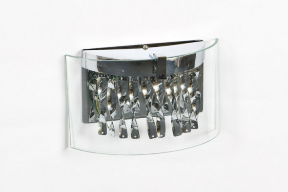 Italux Trulio MB7606-2A Lampa oprawa ścienna Kinkiet 2x40W przezroczysty/chrom