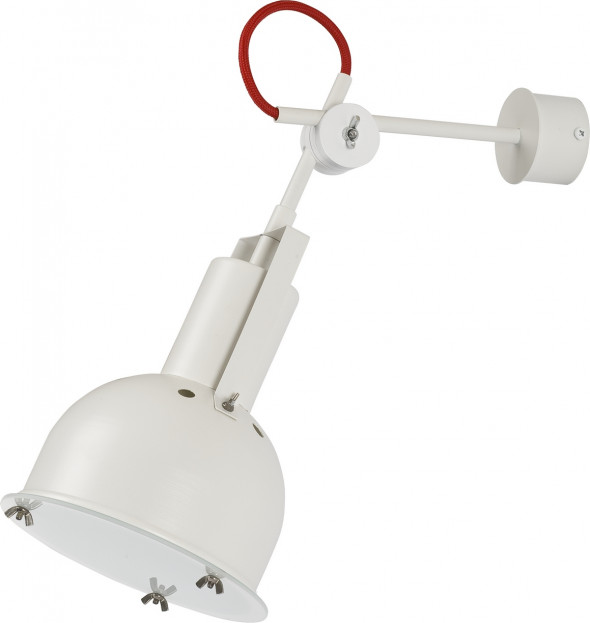 Kinkiet Lampa Ścienna Biała Nowodvorski Industrial White S 1x60W E27 5524