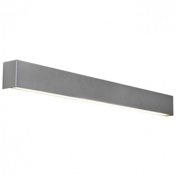 Kinkiet oprawa ścienna lampa nowoczesna Nowodvorski Straight Wall Graphite M 1x16W T8 grafitowy 9617