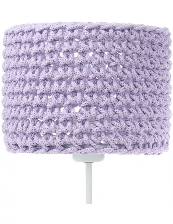Lampa stołowa ręcznie szydełkowana fioletowy Ariadna BPS Koncept 0A0s-007