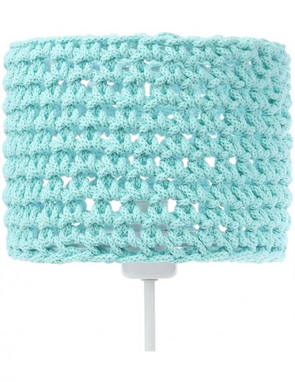 Lampa stołowa ręcznie szydełkowana miętowy Ariadna BPS Koncept 0A0s-006