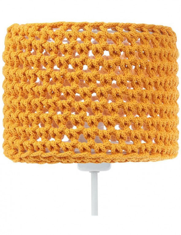 Lampa stołowa ręcznie szydełkowana pomarańczowy Ariadna BPS Koncept 0A0s-004