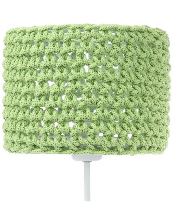 Lampa stołowa ręcznie szydełkowana zielony Ariadna BPS Koncept 0A0s-002