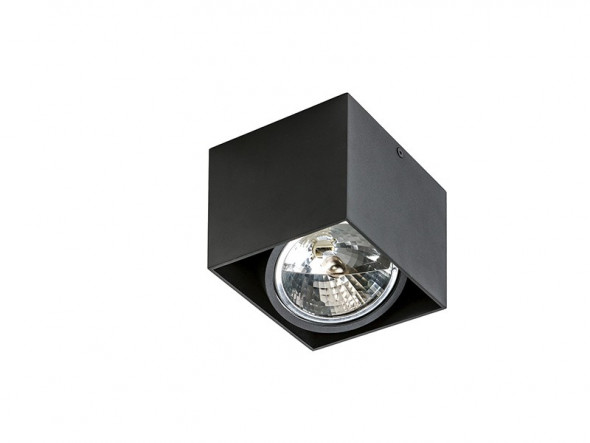 Lampa sufitowa plafon Azzardo Alex 1x50W G53 QR111 czarny GM4112 BK