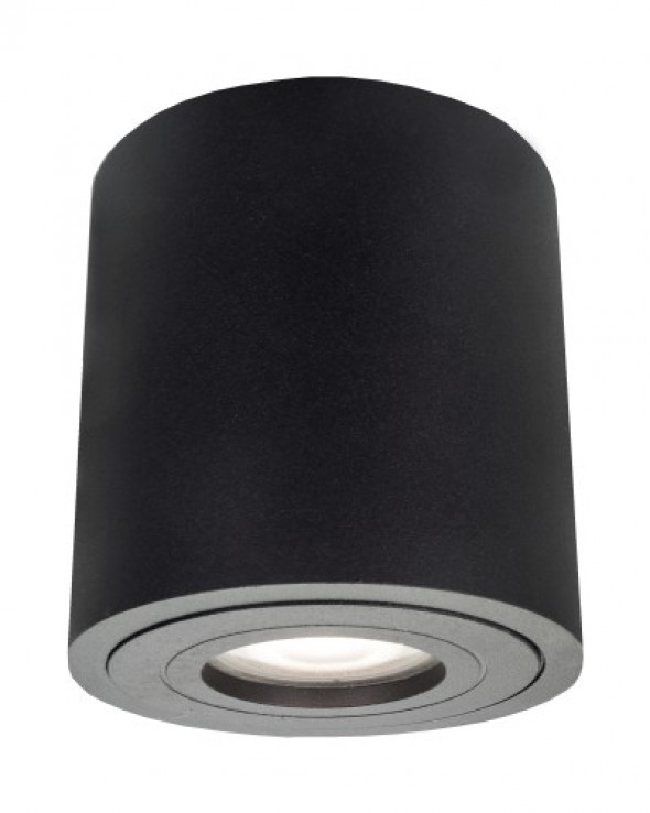 Light Prestige Faro 6510/1SM BK XL Lampa sufitowa Oprawa natynkowa łazienkowa 1x50W czarna