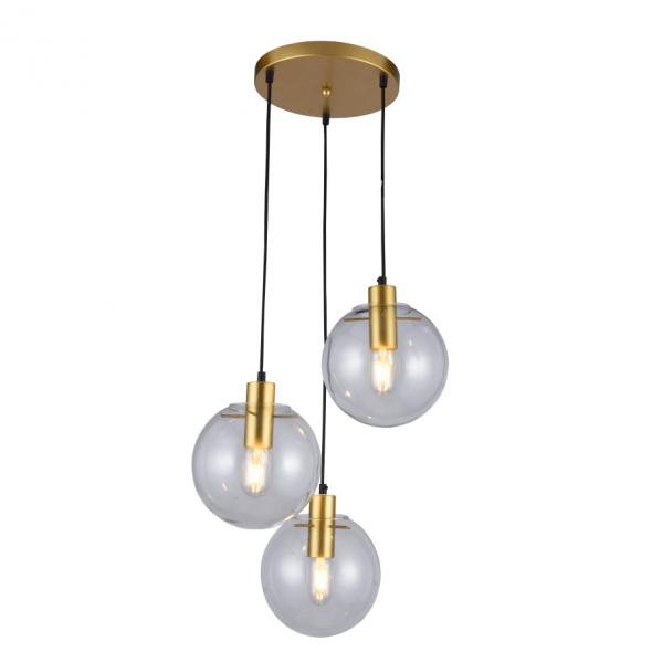 Light Prestige LP-004/3P GD Puerto 3x40W Lampa wisząca złota