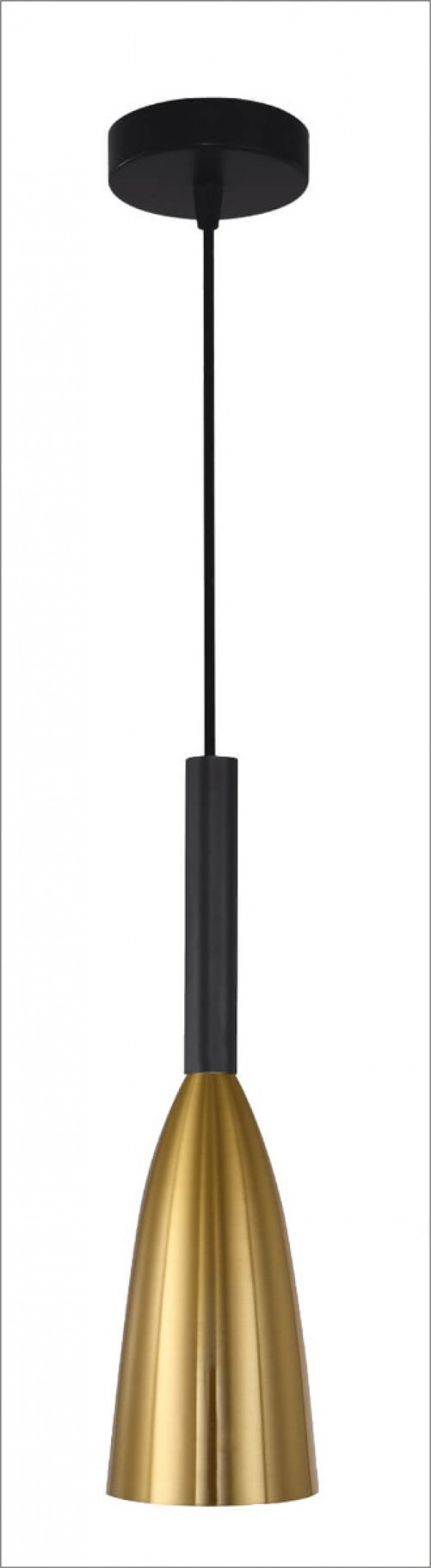 Light Prestige LP-181/1P GD Solin 1x60W Lampa wisząca złota