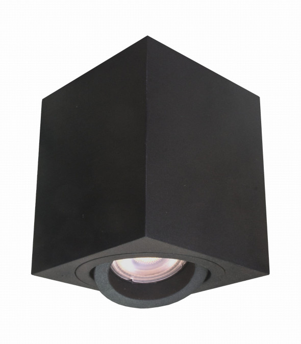 Light Prestige Lyon 1 5881/1SM BK Oprawa natynkowa Lampa sufitowa 1x50W czarna