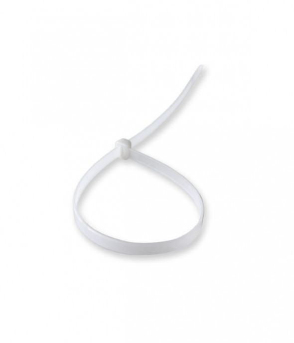 Luno OK-300X40-N1 Opaska kablowa 300X4.0 Biały - 100 szt