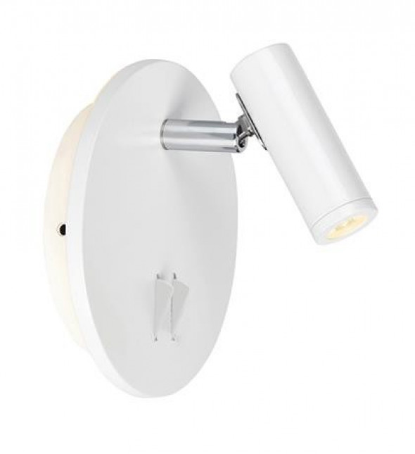 Markslojd 107356 Palma 1x6W+1x3W LED Kinkiet biały