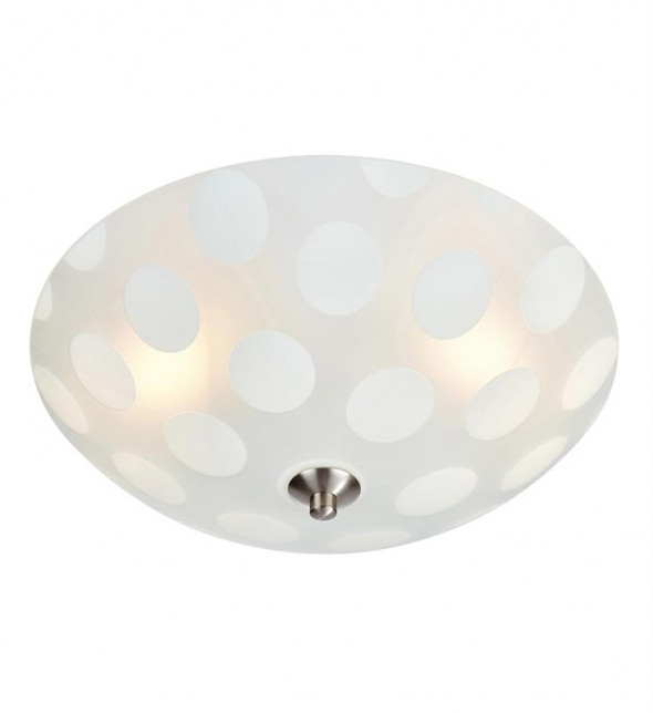 Markslojd 107358 Dots 2x40W Plafon biały/chrom