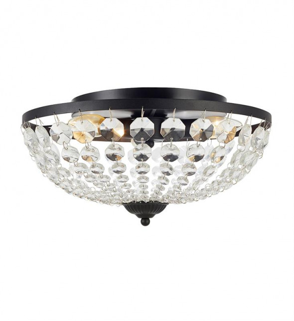 Markslojd 107592 Granso 3x40W Plafon czarny/kryształ