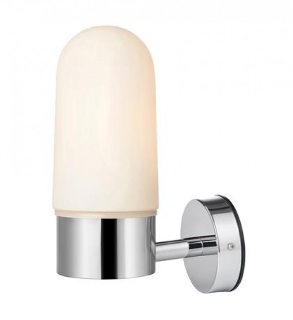 Markslojd 107799 Zen 1x15W Kinkiet łazienkowy chrom/biały