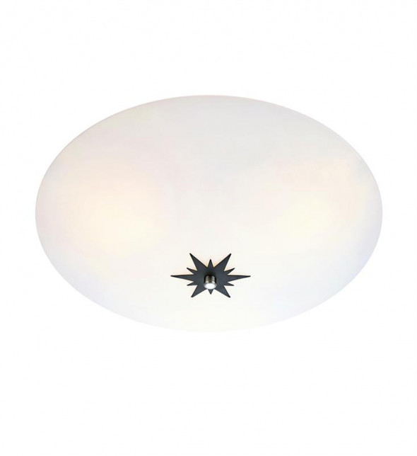 Markslojd 108207 Rose 2x18W Plafon sufitowy biały/czarny