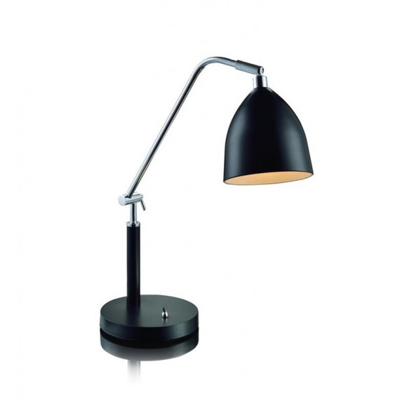 Markslojd Fredrikshamn 105025 lampa stołowa biurkowa 1x40W E27 czarna