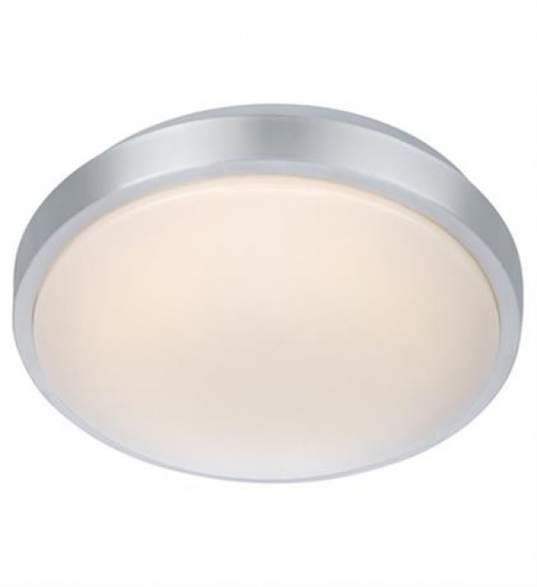 Markslojd Moon 28 105958 Lampa sufitowa Plafon okrągły łazienkowy 1x9W LED aluminium biały