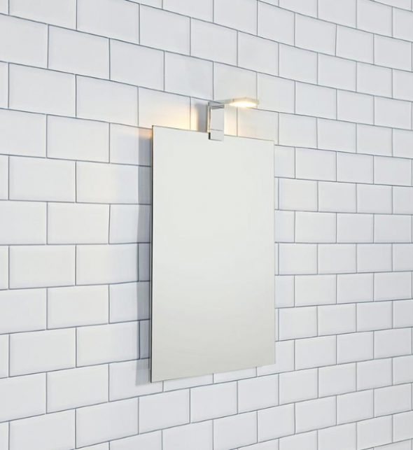 Markslojd Rennes 106577 Kinkiet łazienkowy nad lustro 1x4W LED aluminium biały OUTLET