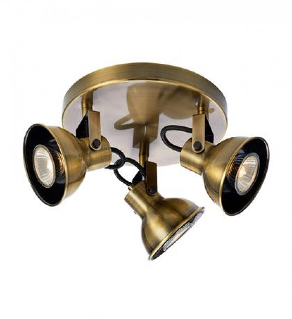 Markslojd Rocco 107852 plafon lampa oprawa sufitowa 3x7W patyna