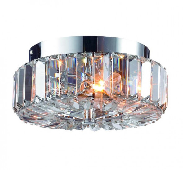 Markslojd Ulriksdal 102649 Plafon kryształowy 2x40W E14 chrom/brillant