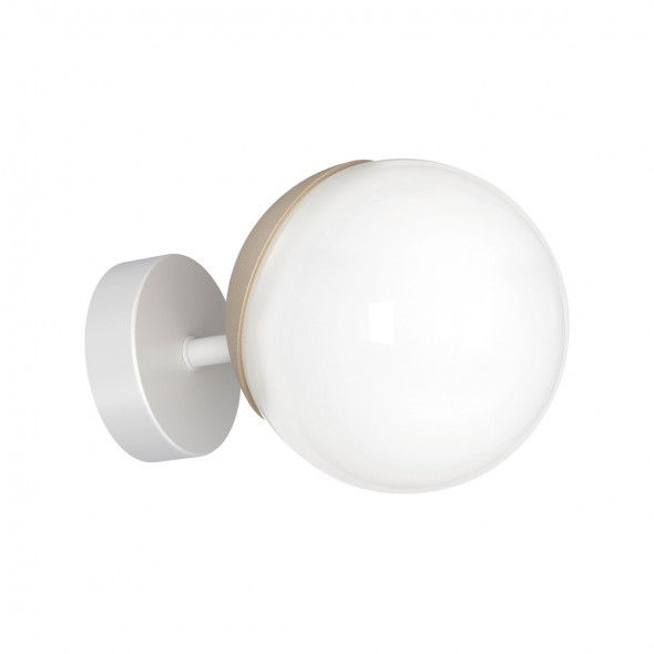 Milagro MLP5423 Sfera Wood 1x40W Kinkiet biały/drewno