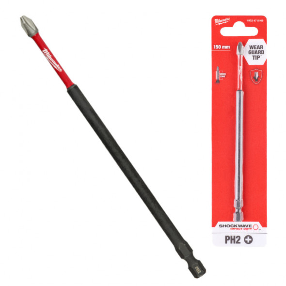 Milwaukee Bit ShockWave PH2/150mm ImpactDuty 1szt