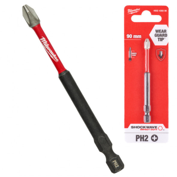 Milwaukee Bit ShockWave PH2/90mm ImpactDuty 1szt