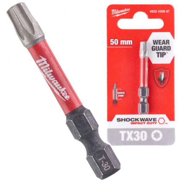 Milwaukee Bit ShockWave TX30/50mm ImpactDuty 1szt.