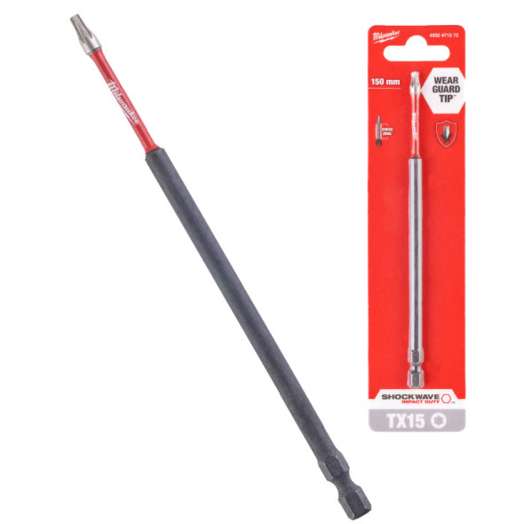 Milwaukee Bity ShockWave TX15/150mm ImpactDuty 1szt