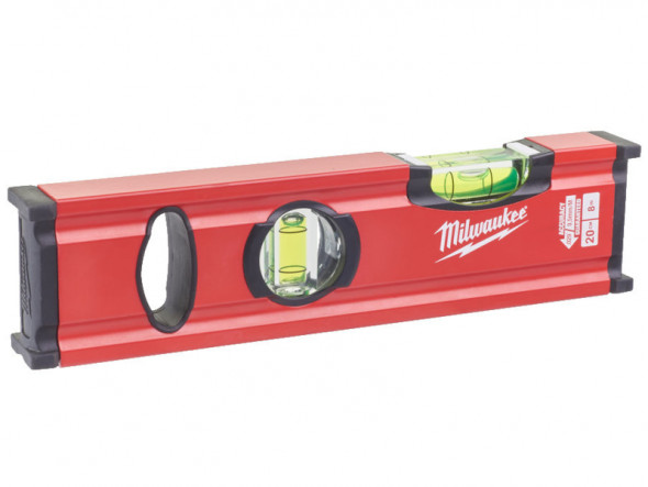 Milwaukee Mała Poziomica 20cm 2 Libelle