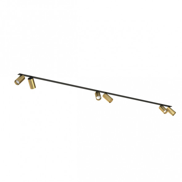 Nowodvorski 7748 Mono Surface VI 6x10W Spot reflektorki nawierzchniowy mosiądz/czarny