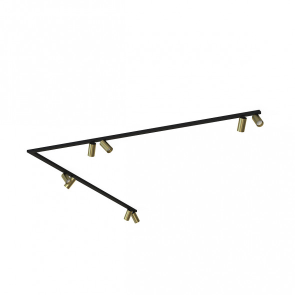 Nowodvorski 7757 Mono Corner VIII 8x10W Spot reflektorki mosiądz/czarny