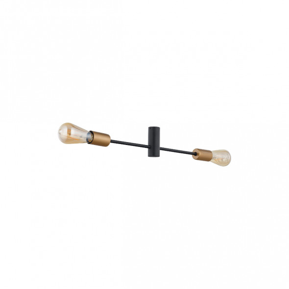 Nowodvorski 7934 Rotor 2x60W Plafon czarny złoty