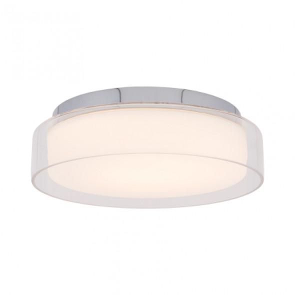 Nowodvorski 8173 Pan Led S 12W Plafon chrom/transparentny/biały
