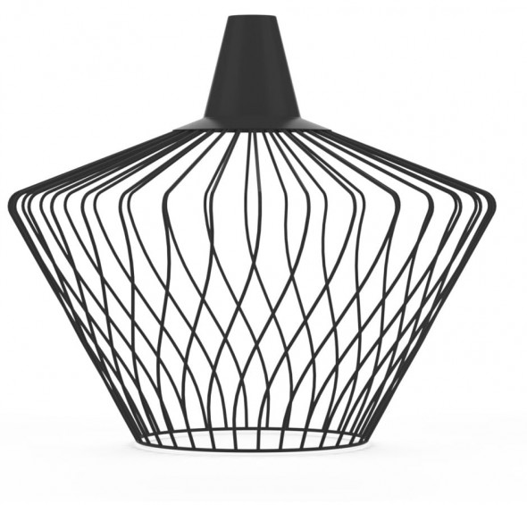 Nowodvorski 8605 Cameleon Wave S Klosz czarny