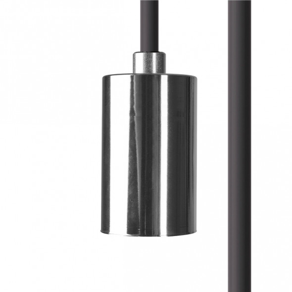Nowodvorski 8656 Cameleon Cable E27 Przewód z Oprawką 3,5m Czarny/Chrom
