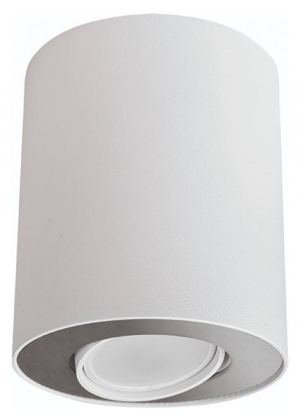 Nowodvorski 8897 Set 1x10W Spot sufitowy tuba plafon biały srebrny