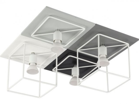 Nowodvorski Coba IV 9723 Lampa oprawa sufitowa 4x35W GU10 biały/szary/grafit