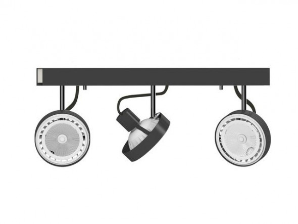Nowodvorski Cross III 9596 Lampa oprawa sufitowa reflektor 3x75W grafit
