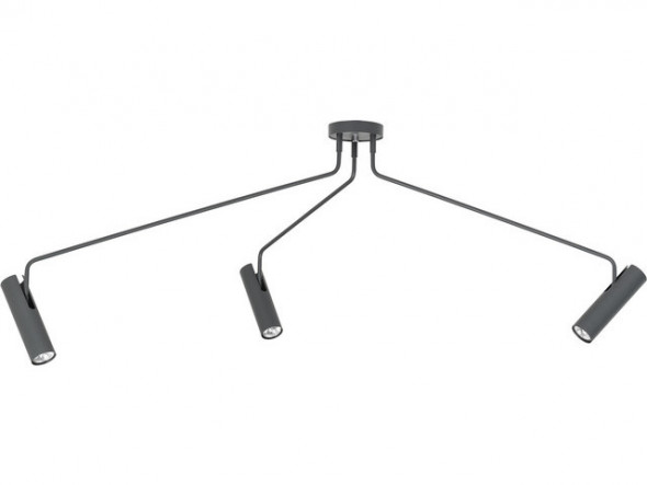 Nowodvorski Eye Super III 6497 Lampa oprawa sufitowa plafon Spot 3x35W grafit