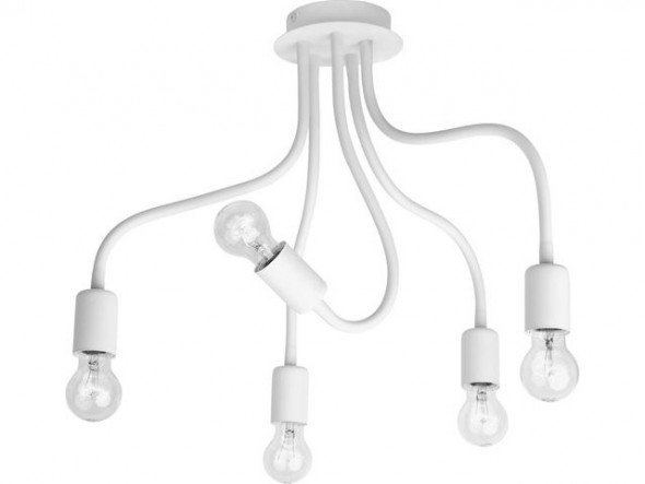 Nowodvorski Flex V 9772 Lampa oprawa sufitowa plafon 5x60W biały