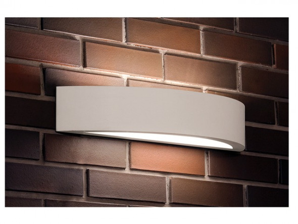 Nowodvorski Gipsy Łuk L 2411 Kinkiet oprawa ścienna 2x60W biały