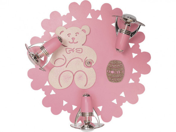 Nowodvorski Honey III 3661 Lampa oprawa sufitowa plafon 3x40W róż