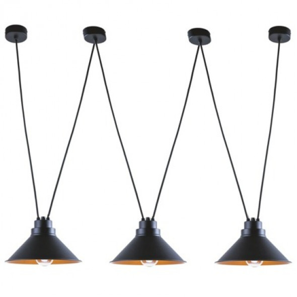Nowodvorski Lighting  9146 Perm III Oprawa sufitowa wisząca nowoczesna 3x60W/E27