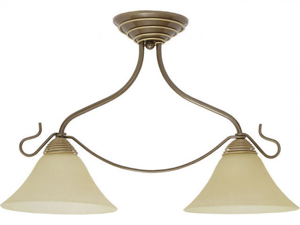 Nowodvorski Victoria gold II 2996 Lampa oprawa sufitowa 2x60W antyczne złoto
