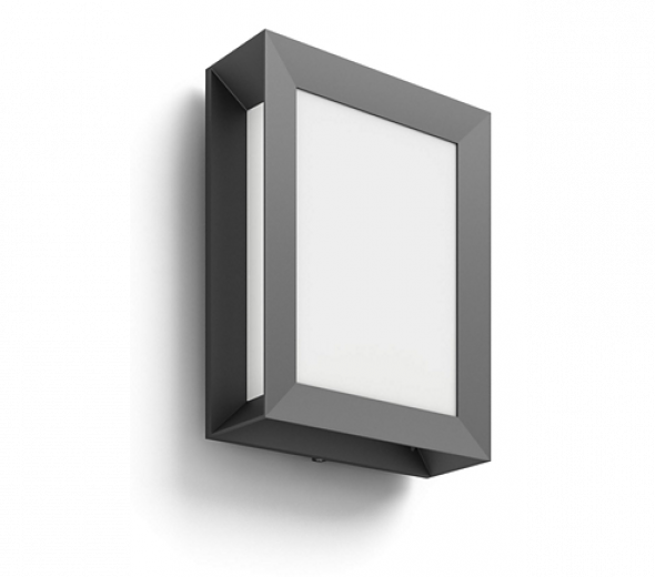 Philips 172939316 Karp 6W LED Kinkiet zewnętrzny elewacyjny antracyt