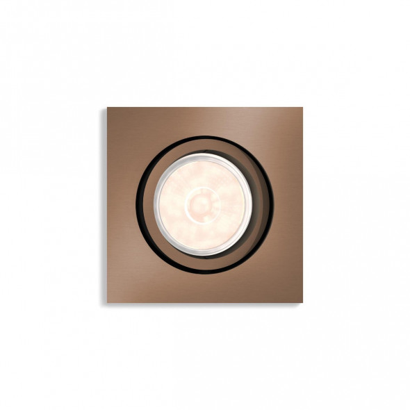 Philips 50401/05/PN Donegal 1x5,5W Oprawa podtynkowa miedziany/mosiężny