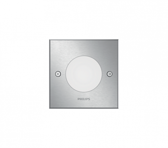 Philips 1735647P0 Crust 3W LED Oprawa zewnętrzna ogrodowa najazdowa stal szczotkowana