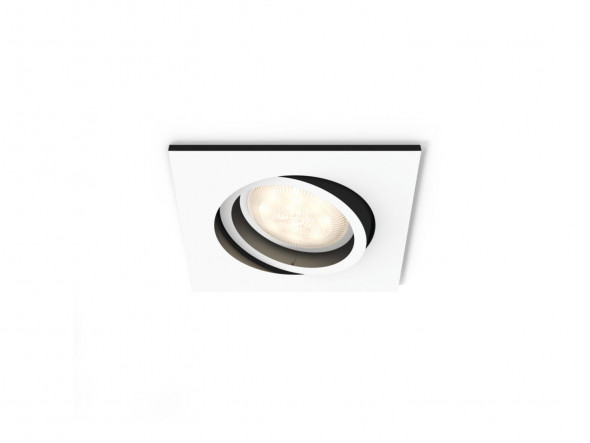Philips Hue White Ambiance Milliskin 1x5W Oprawa podtynkowa 2200-6500K biały