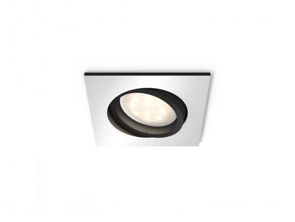 Philips Hue White Ambiance Milliskin 1x5W Oprawa podtynkowa 2200-6500K srebrny